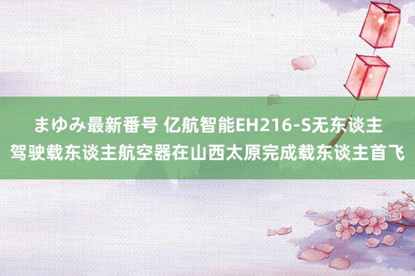 まゆみ最新番号 亿航智能EH216-S无东谈主驾驶载东谈主航空器在山西太原完成载东谈主首飞